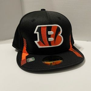 Cincinnati Bengals NFL Football New Era Fitted Hat Size 7 New With Tags